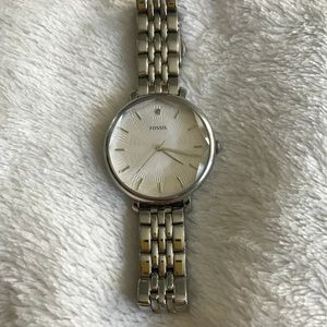 Round Head Fossil Watch